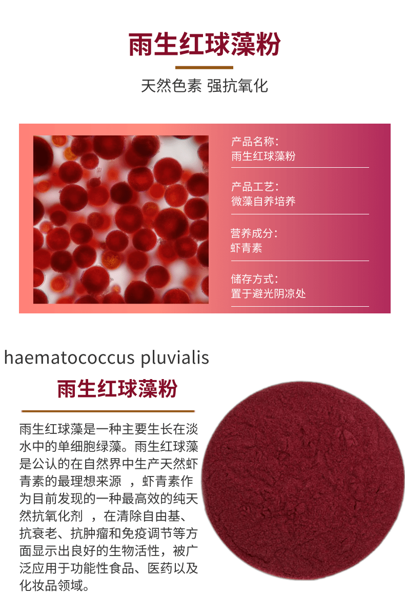 雨生红球藻粉 - 我的网站